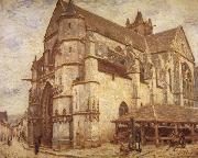 Alfred Sisley The Church at Moret-Icy Weather oil painting picture wholesale